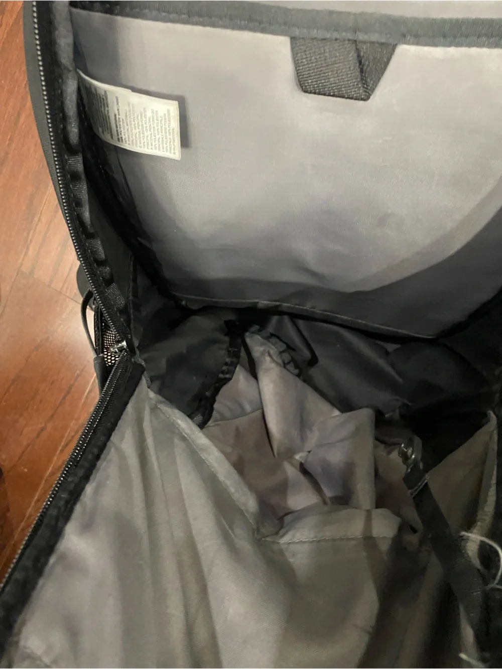 The North Face Hiking Jester Backpack  Black Orange Outdoor Gorpcore Athletic